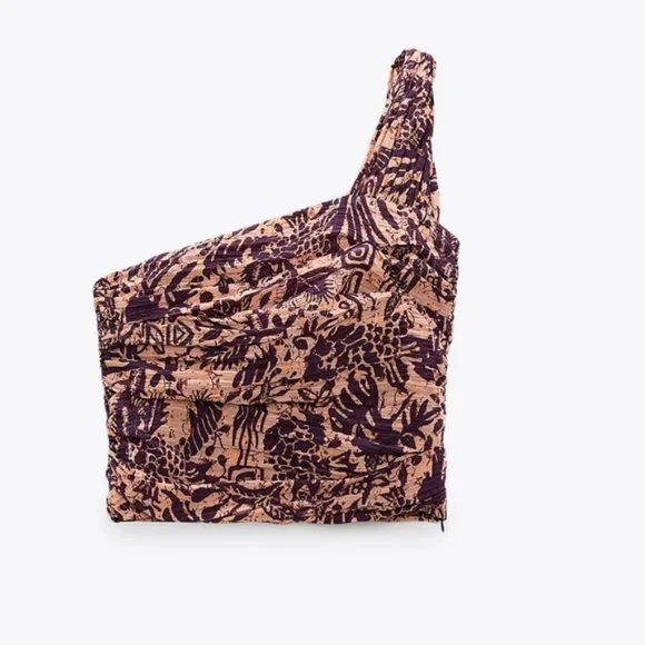 ZARA Printed Co-ord Sarong Skirt Set - Picture 7 of 9